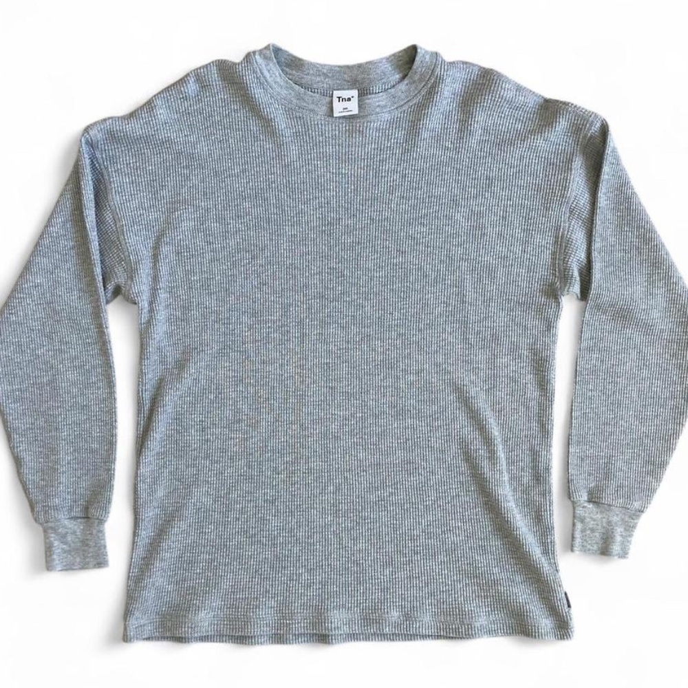 Aritzia TNA Tremont Thermal Women's 2XS Heather Athletic Grey